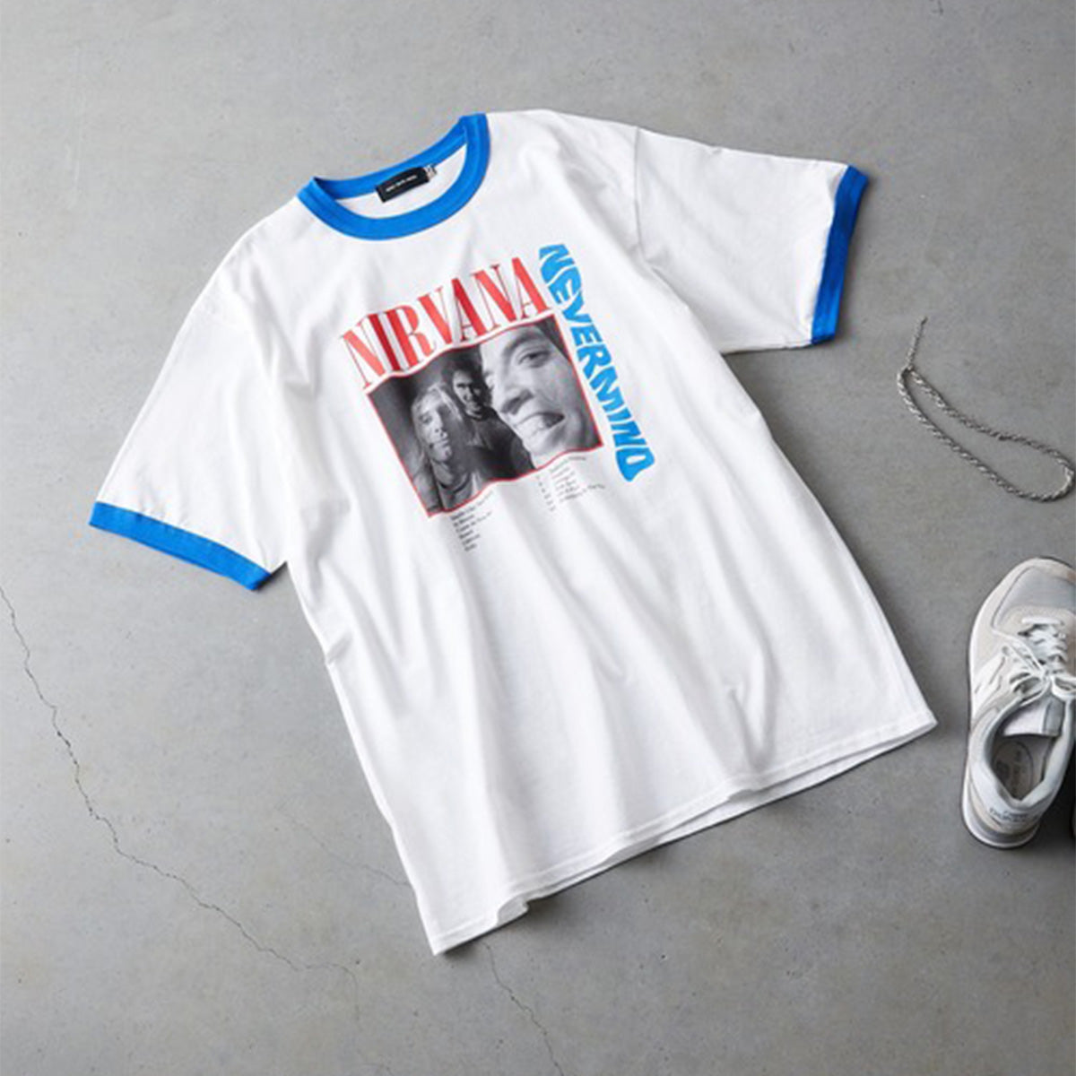 ニルヴァーナ(NIRVANA）フォトリンガーTシャツ【グッドロックスピード