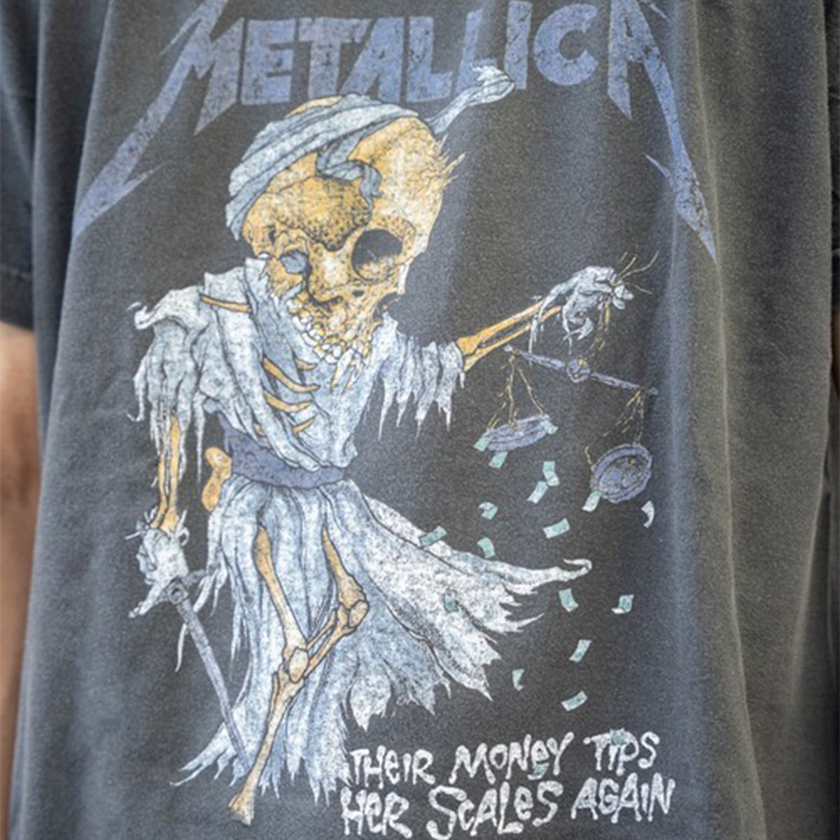 メタリカ(METALLICA）ピグメントTシャツ【グッドロックスピード/GOOD