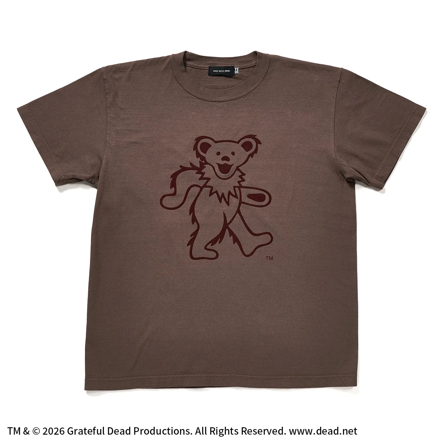 グレイトフル・デッド（GRATEFUL DEAD）フロッキーベアプリント Tシャツ【グッドロックスピード/GOOD ROCK SPEED】