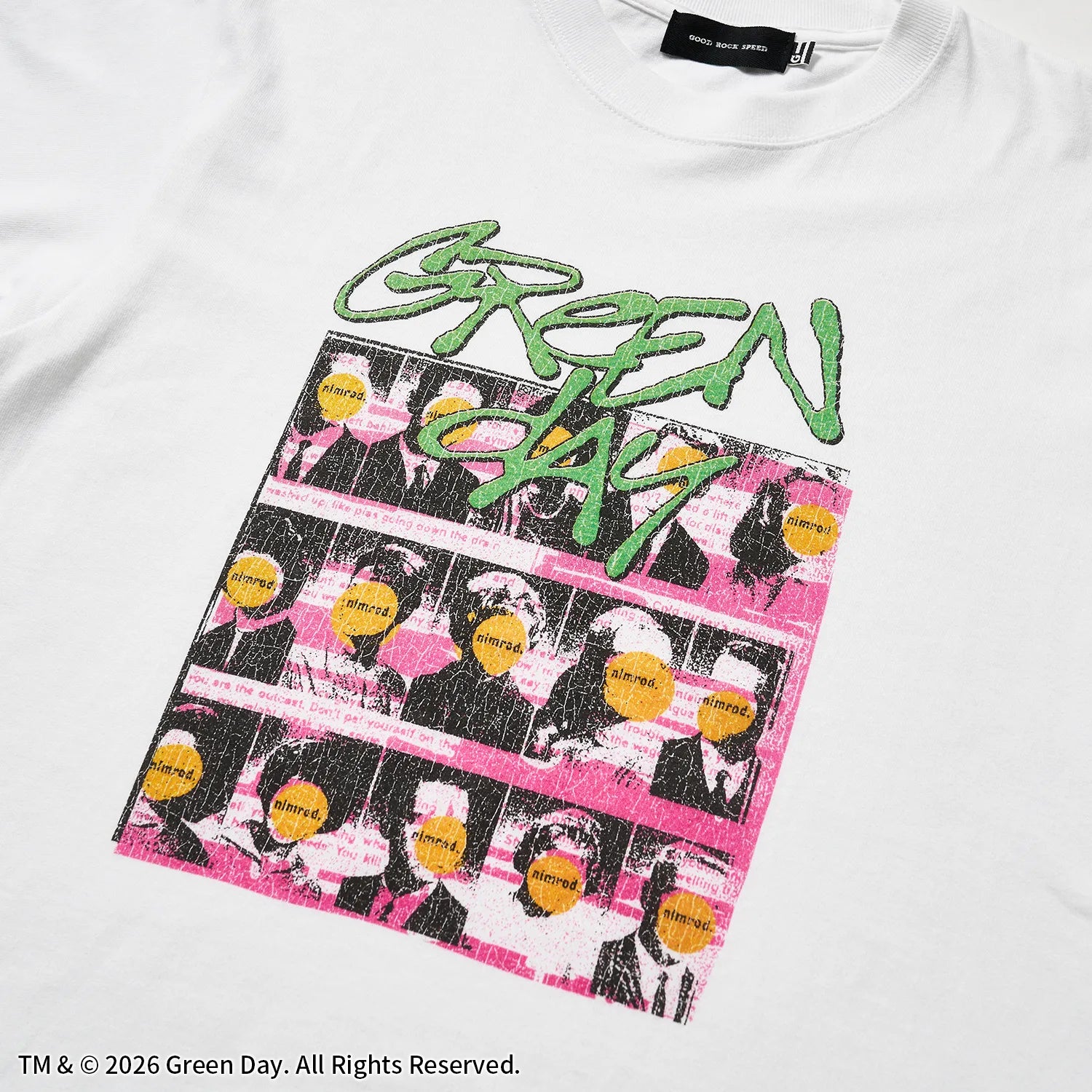 グリーン・デイ（GREENDAY）nimrod BACK CIVER Tシャツ【グッドロックスピード/GOOD ROCK SPEED】