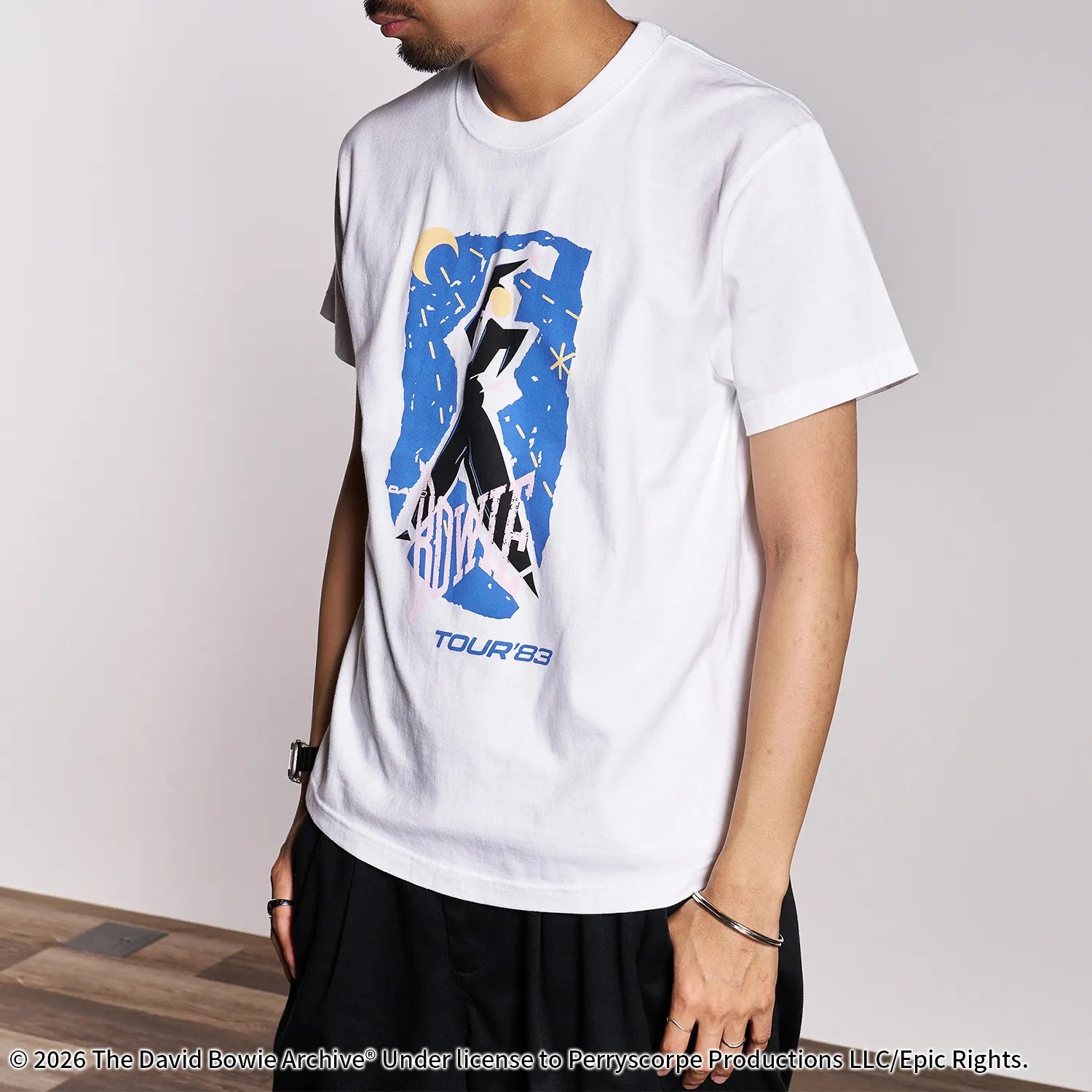 デヴィッド・ボウイ(DAVID BOWIE)TOUR1983 Tシャツ【グッド デヴィッド・ボウイ(DAVID BOWIE)TOUR1983 Tシャツ【グッド