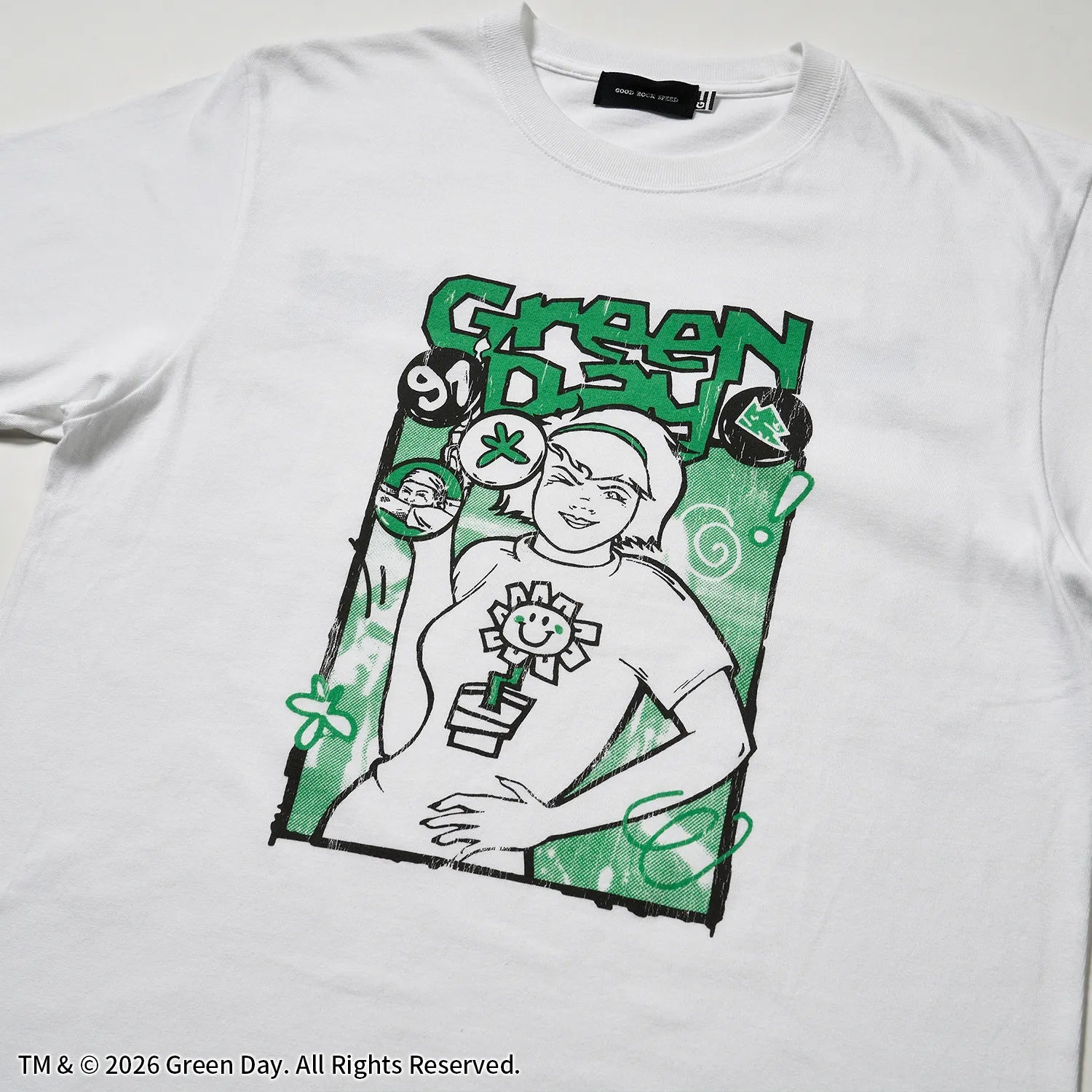 グリーン・デイ（GREEN DAY）KERPRUNK Tシャツ【グッドロックスピード/GOOD ROCK SPEED】
