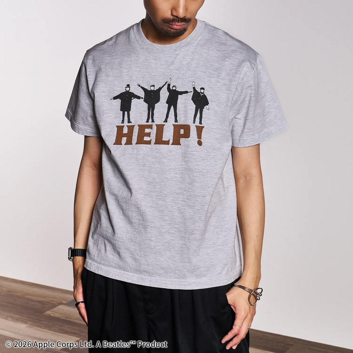ザ・ビートルズ（THE BEATLES）HELP Tシャツ【グッドロックスピード 