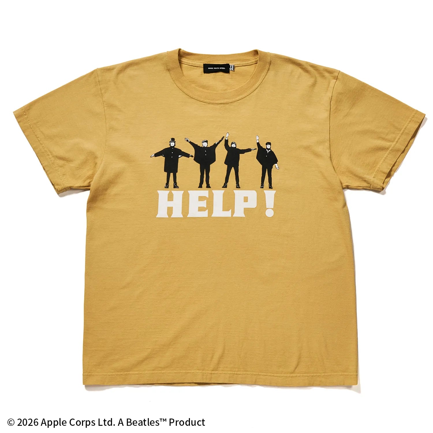 ザ・ビートルズ(THE BEATLES)HELP Tシャツ【グッドロックスピード ザ・ビートルズ(THE BEATLES)HELP Tシャツ【グッドロックスピード