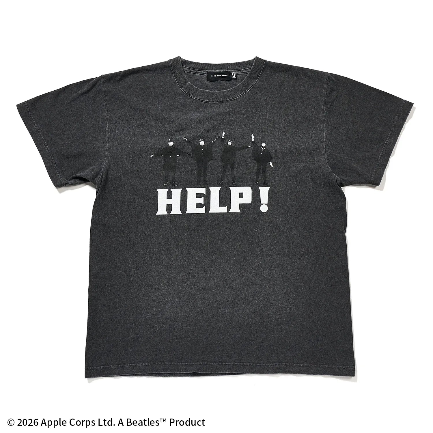 ザ・ビートルズ(THE BEATLES)HELP Tシャツ【グッドロックスピード ザ・ビートルズ(THE BEATLES)HELP Tシャツ【グッドロックスピード