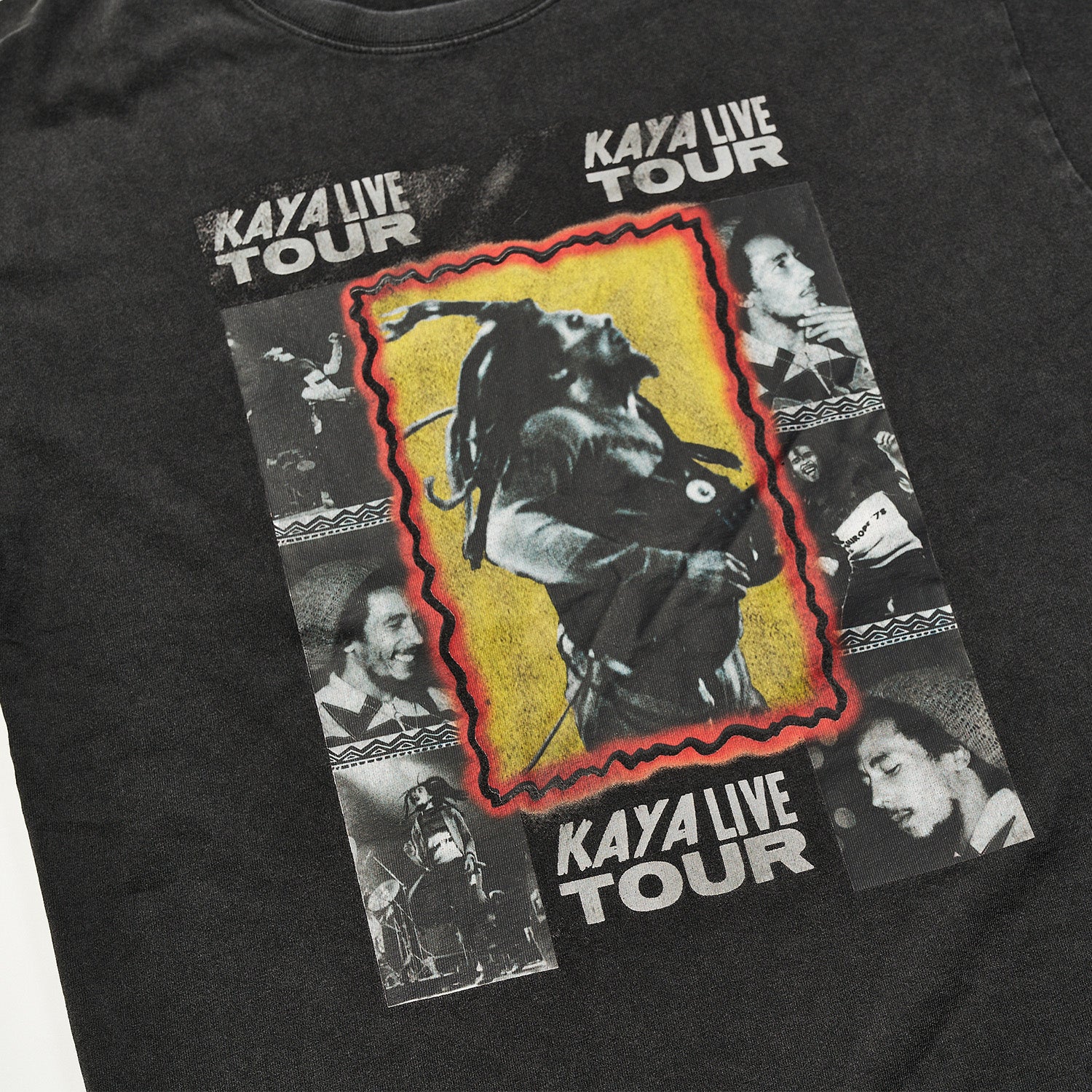 ボブ・マーリー(BOB MARLEY)KAYA LIVE TOUR Tシャツ【U/MUSIC】