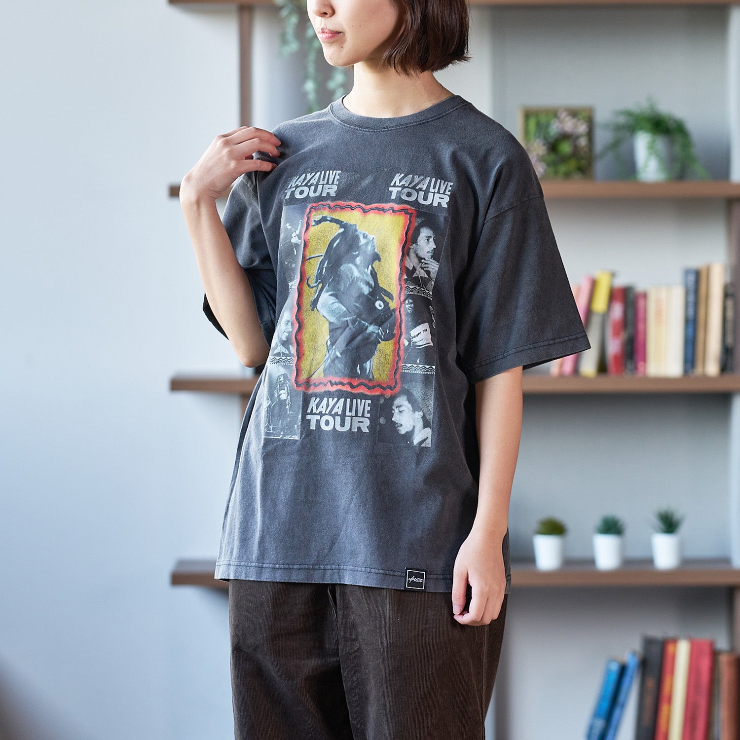 ボブ・マーリー(BOB MARLEY)KAYA LIVE TOUR Tシャツ【U/MUSIC】