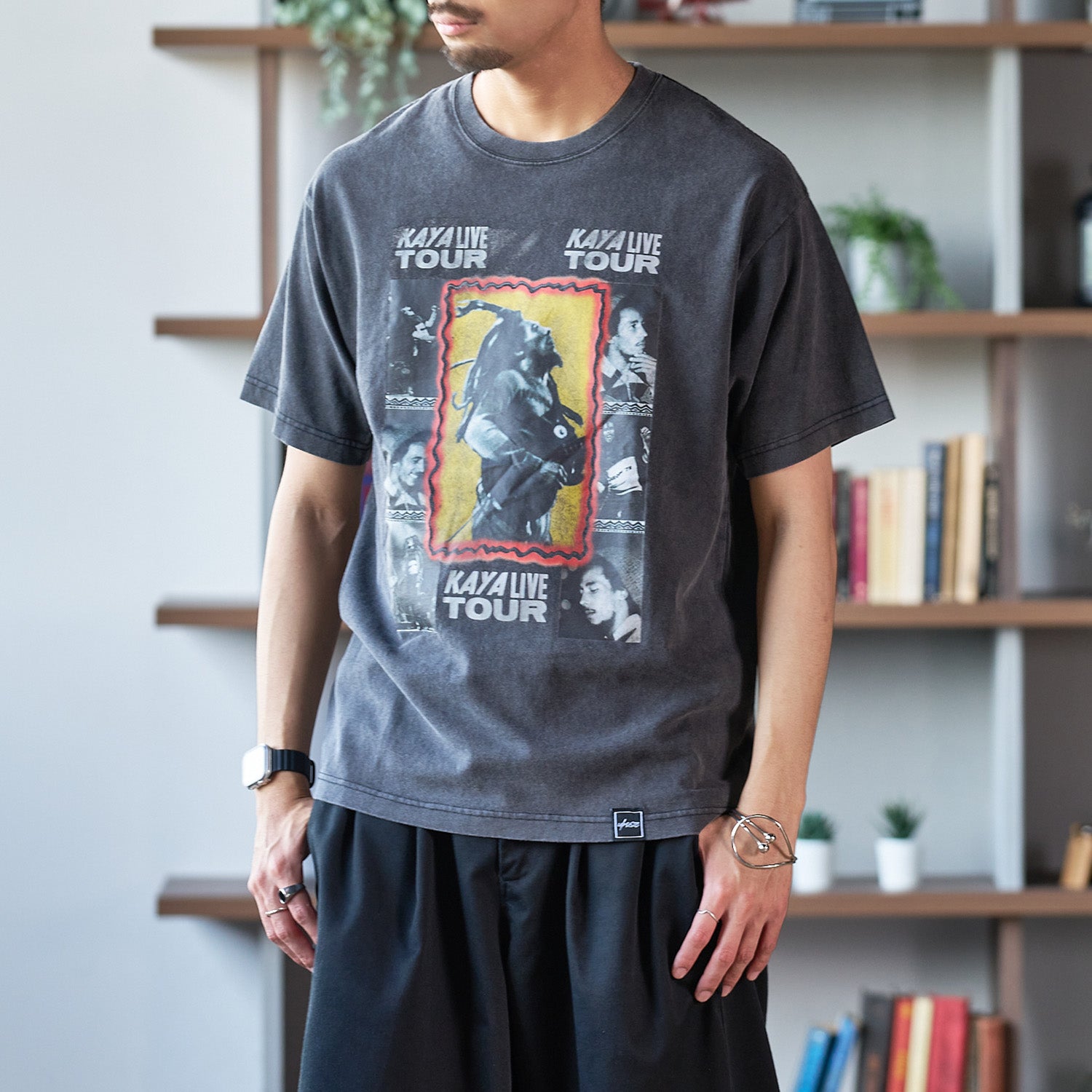 ボブ・マーリー(BOB MARLEY)KAYA LIVE TOUR Tシャツ【U/MUSIC】