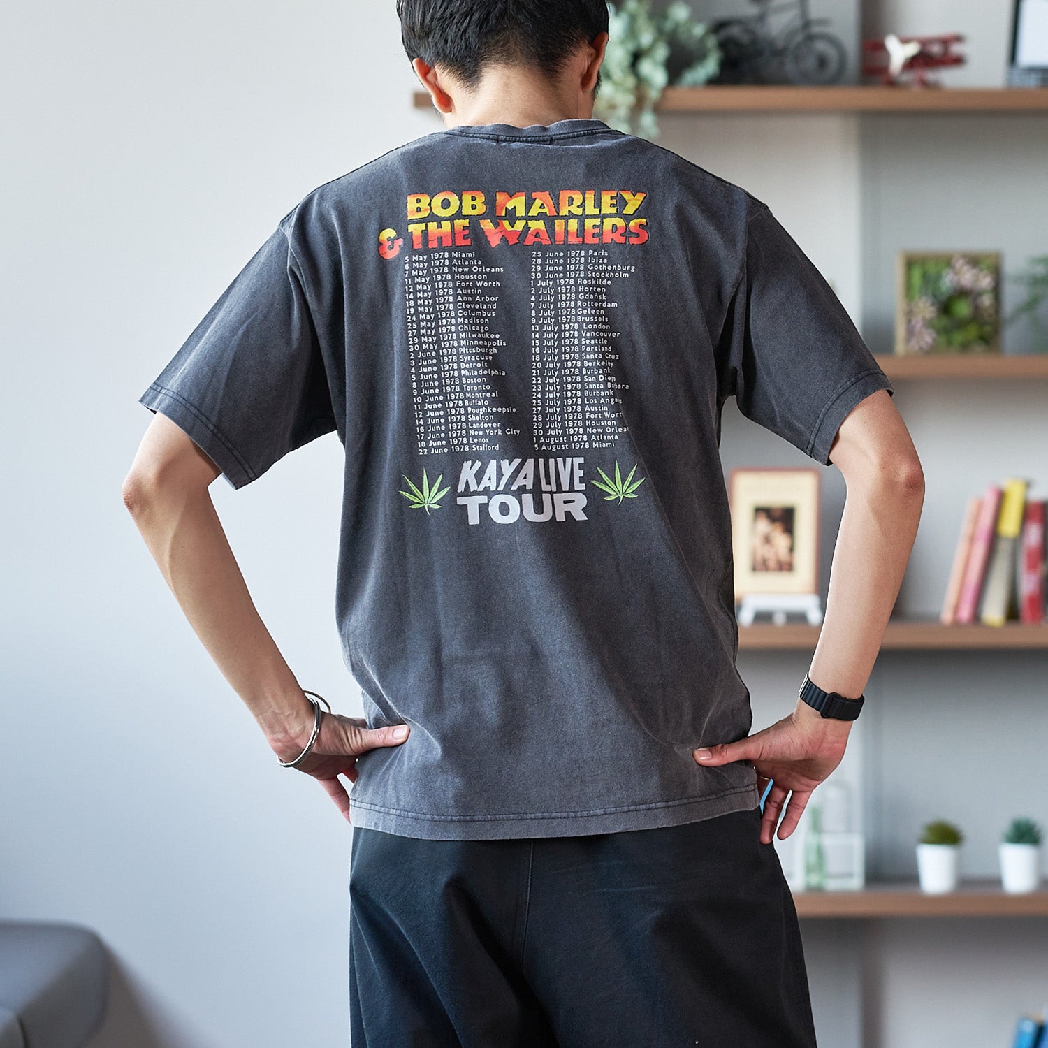 ボブ・マーリー(BOB MARLEY)KAYA LIVE TOUR Tシャツ【U/MUSIC