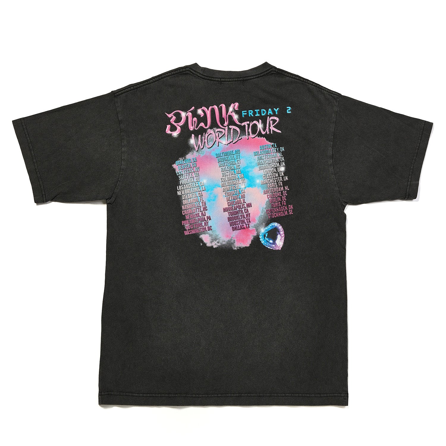 ニッキー・ミナージュ(NICKY MINAJ）PINK FRIDAY 2 WORLD TOUR Tシャツ【U/MUSIC】