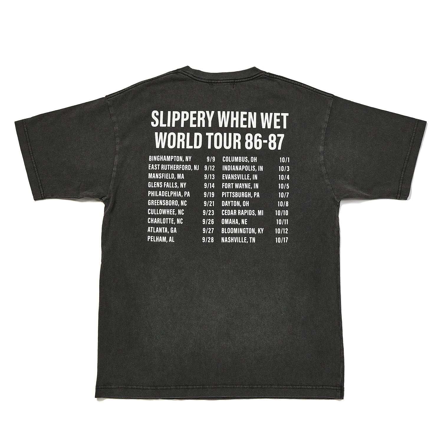 ボン・ジョヴィ(BON JOVI)SLOPPERY WHEN WET WORLD TOUR Tシャツ【U/MUSIC】