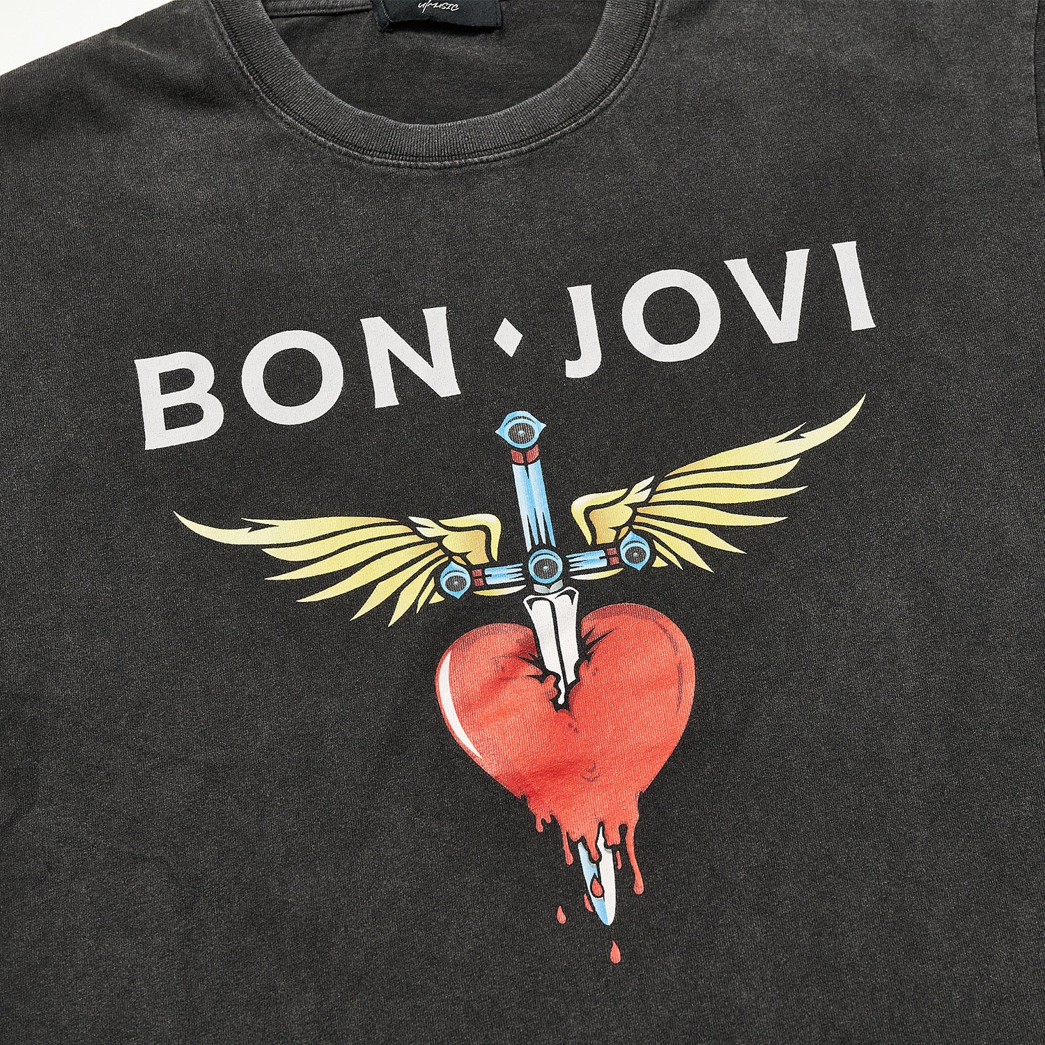 ボン・ジョヴィ(BON JOVI)SLOPPERY WHEN WET WORLD TOUR Tシャツ【U