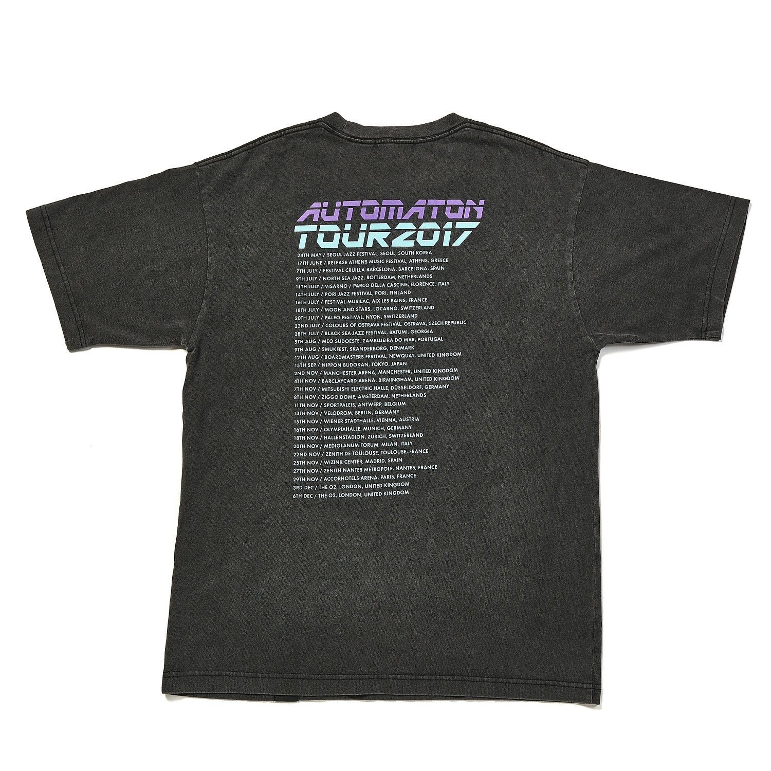 ジャミロクワイ(JAMIROQUAI)AUTOMATION TOUR 2017 Tシャツ【U/MUSIC