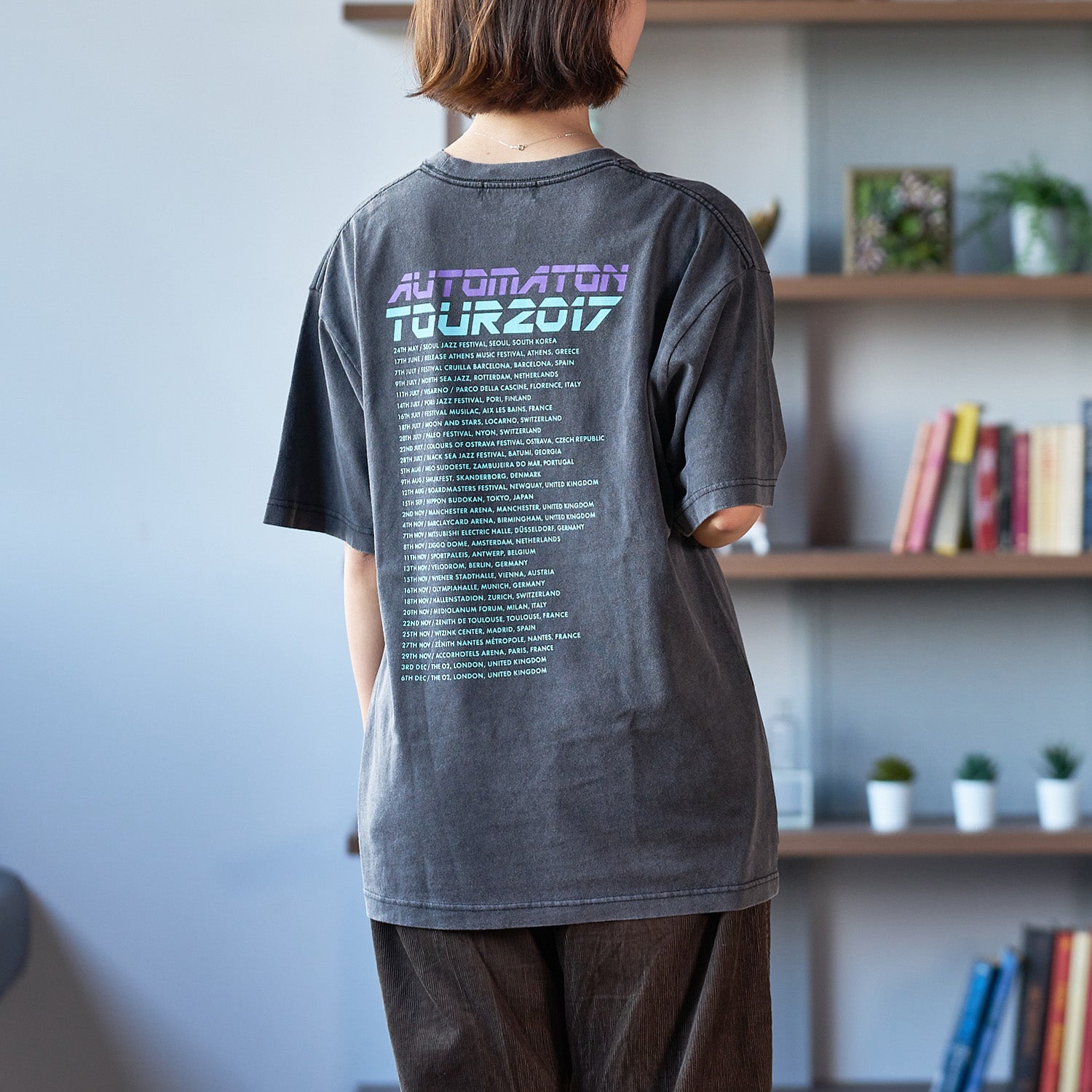 ジャミロクワイ(JAMIROQUAI)AUTOMATION TOUR 2017 Tシャツ【U/MUSIC