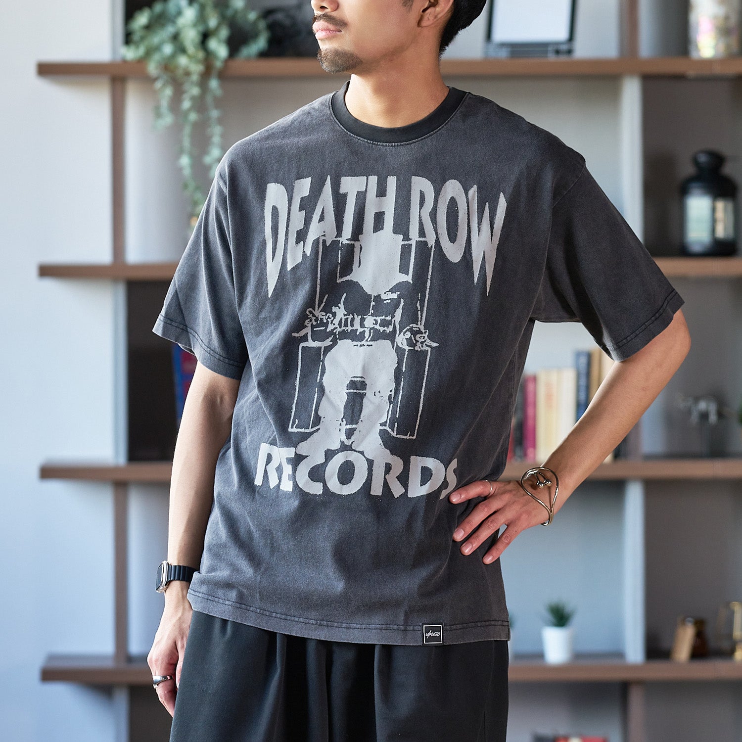 デス・ロウ・レコード(DEATH LOW RECORDS）OFFICIAL LOGO Tシャツ【U/MUSIC】