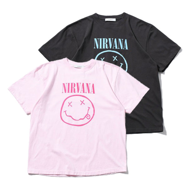 ニルヴァーナ(NIRVANA)SMILEY Tシャツ【ジョンブル/JOHNBULL】