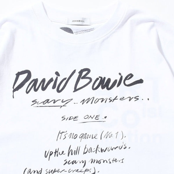 デヴィッド・ボウイ(David Bowie）Scary Monsters Tシャツ【ジョンブル