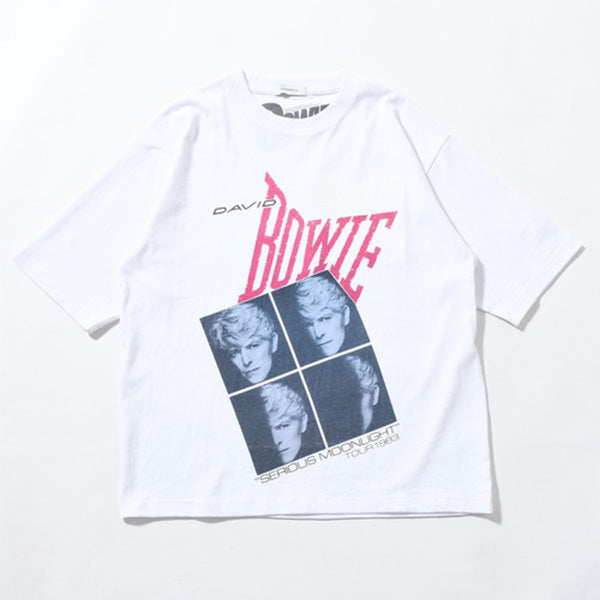 デヴィッド・ボウイ(David Bowie）SERIOUS MOONLIGHT TOUR Tシャツ【ジョンブル/JOHNBULL】
