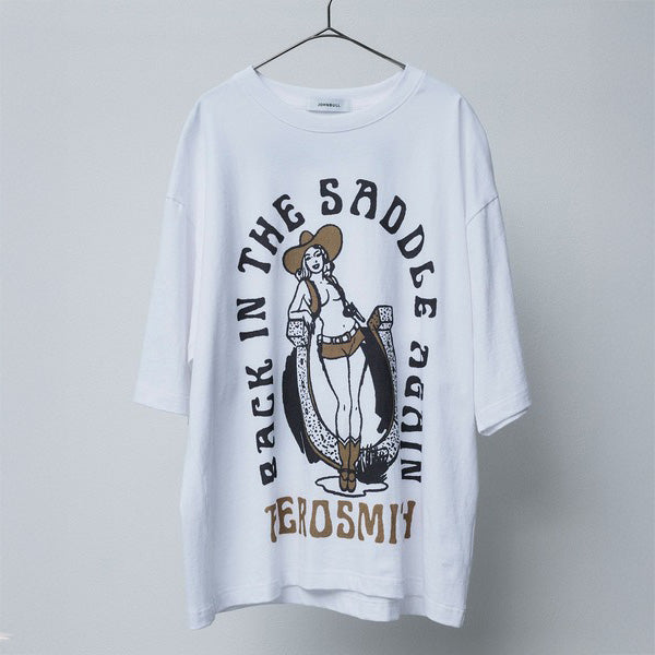 エアロスミス(AEROSMITH)BACK IN THE SADDLE AGAIN Tシャツ【ジョンブル/JOHNBULL】