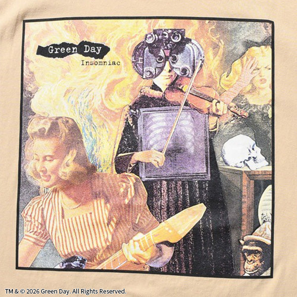 グリーン・デイ(Green Day】Insomniac Tシャツ【ジョンブル/JOHNBULL