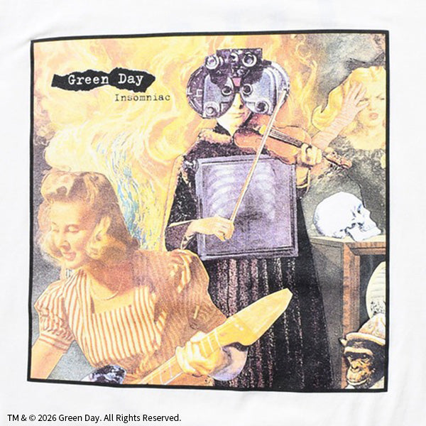 グリーン・デイ(Green Day】Insomniac Tシャツ【ジョンブル/JOHNBULL