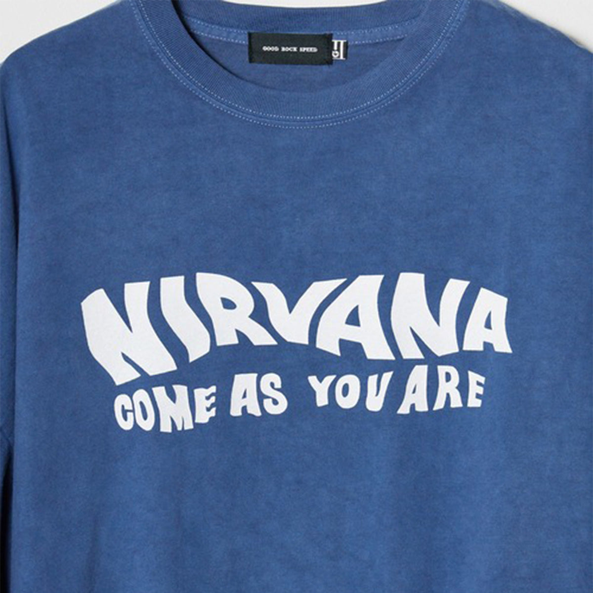 ニルヴァーナ(NIRVANA） NEVER MINDロゴ ロングスリーブTシャツ【グッドロックスピード/GOOD ROCK SPEED】