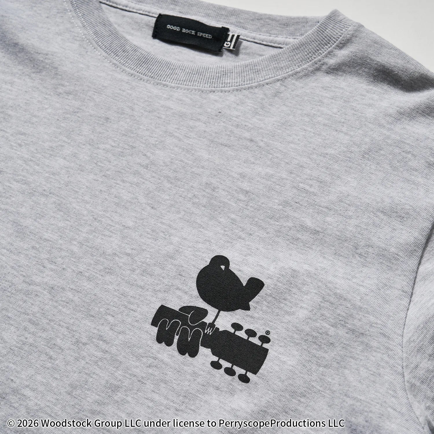 ウッドストック(WOODSTOCK)TICKET ART ロングスリーブTシャツ(バックプリント） 【グッドロックスピード/GOOD ROCK SPEED】