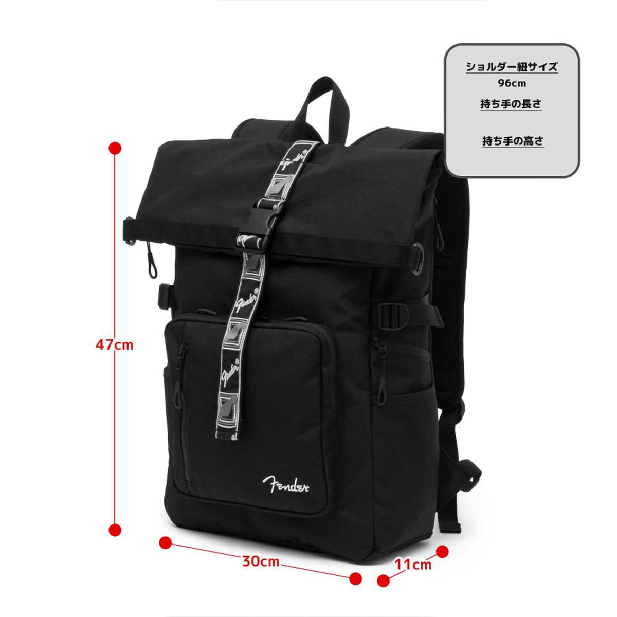 【フェンダー／FENDER】 A3サイズ対応 リュック バックパック