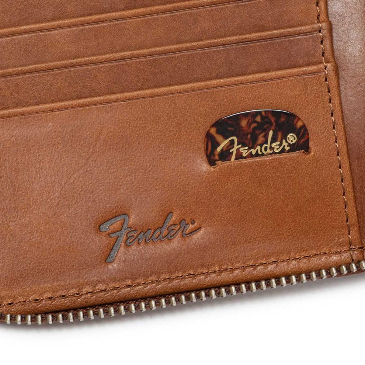 【フェンダー／FENDER】 ウォレットコード付きL型ファスナー財布