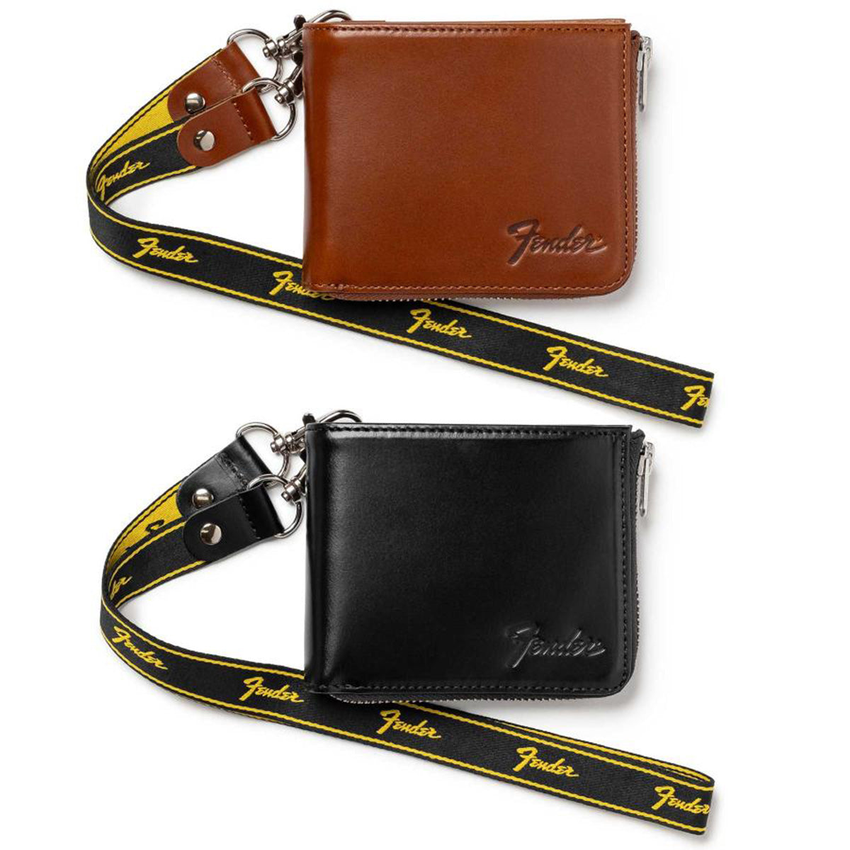 【フェンダー／FENDER】 ウォレットコード付きL型ファスナー財布