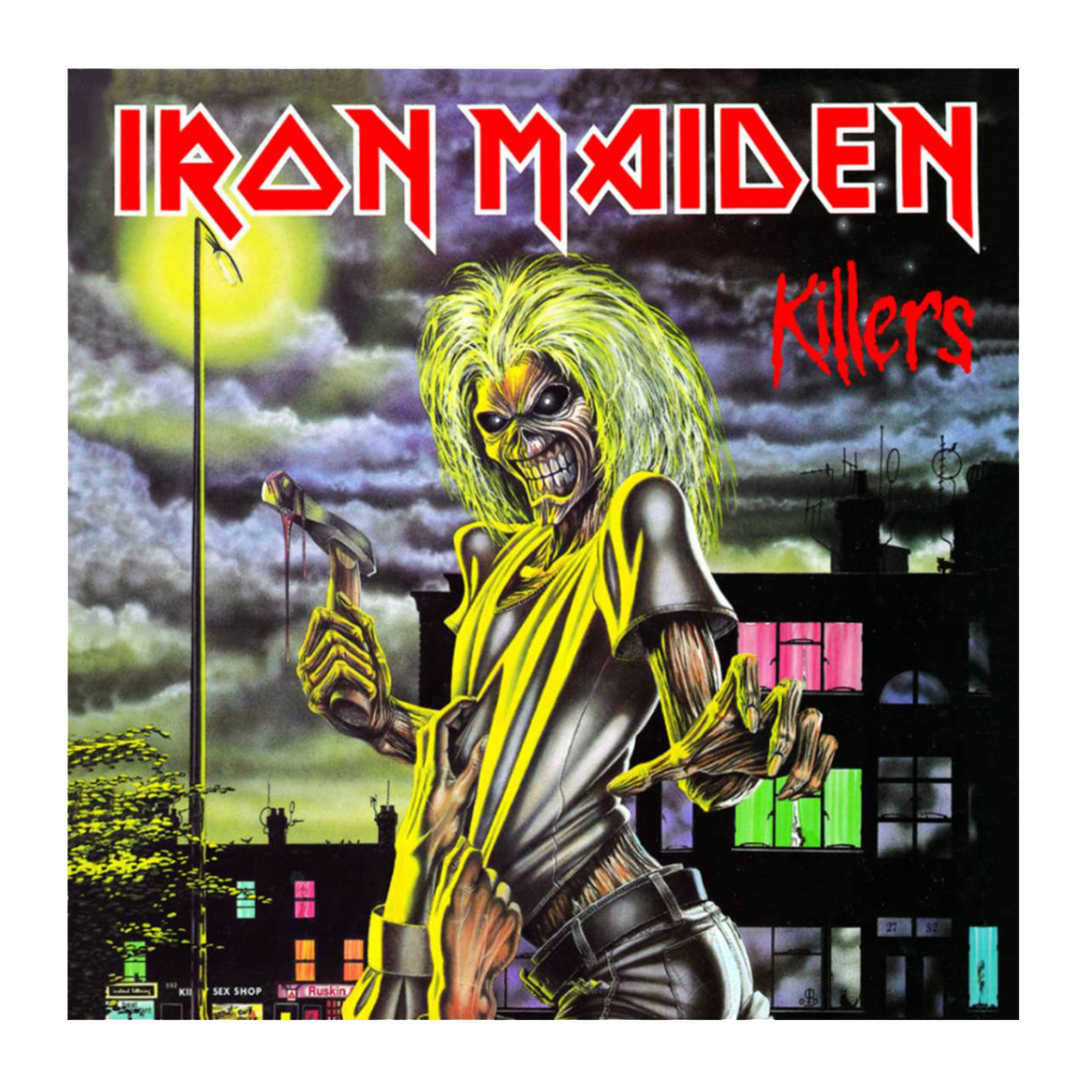 【ラウド・アイウエア/LOUD EYEWEAR】IRON MAIDEN 「KILLERS」 大判メガネ拭き