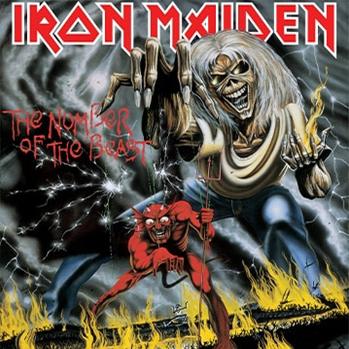【ラウド・アイウエア/LOUD EYEWEAR】IRON MAIDEN 「The Number Of The Beast」 大判メガネ拭き
