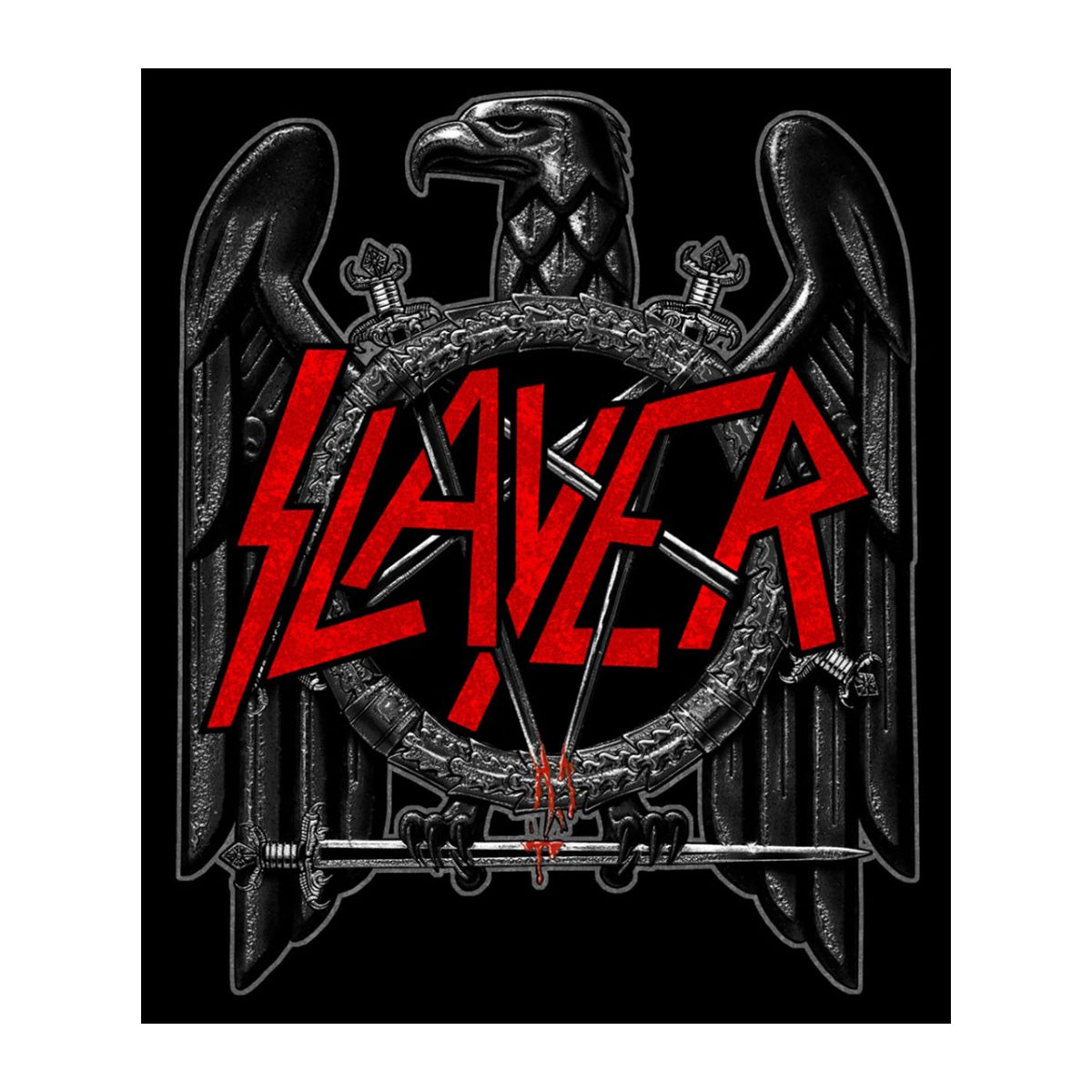 【ラウド・アイウエア/LOUD EYEWEAR】SLAYER 「SLAYER」ロゴマーク 大判メガネ拭き
