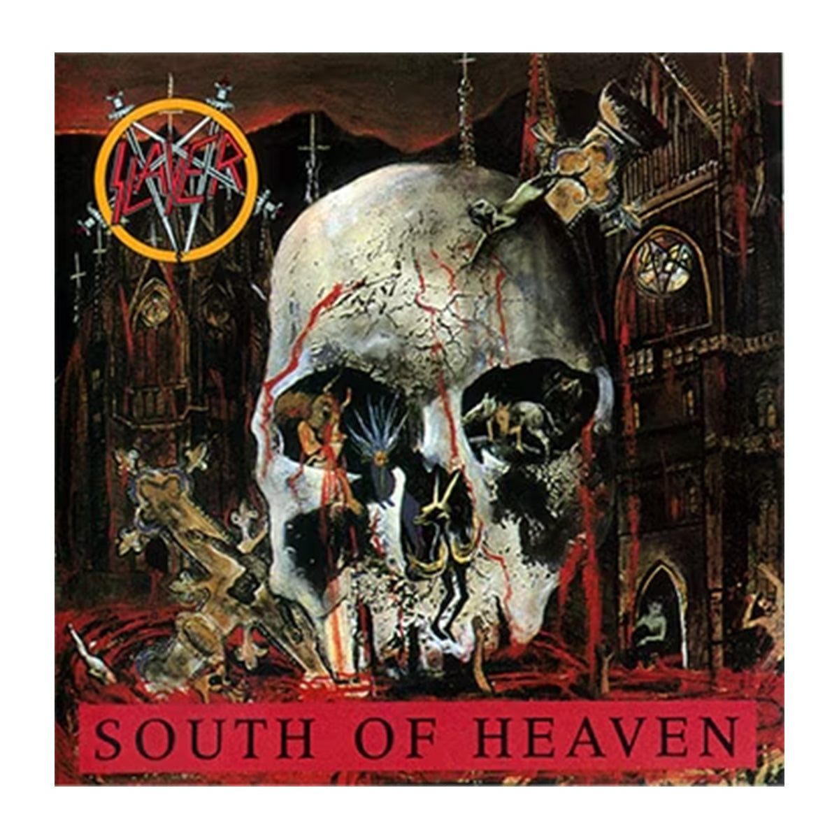 【ラウド・アイウエア/LOUD EYEWEAR】SLAYER 「SOUTH OF HEVEN」 大判メガネ拭き