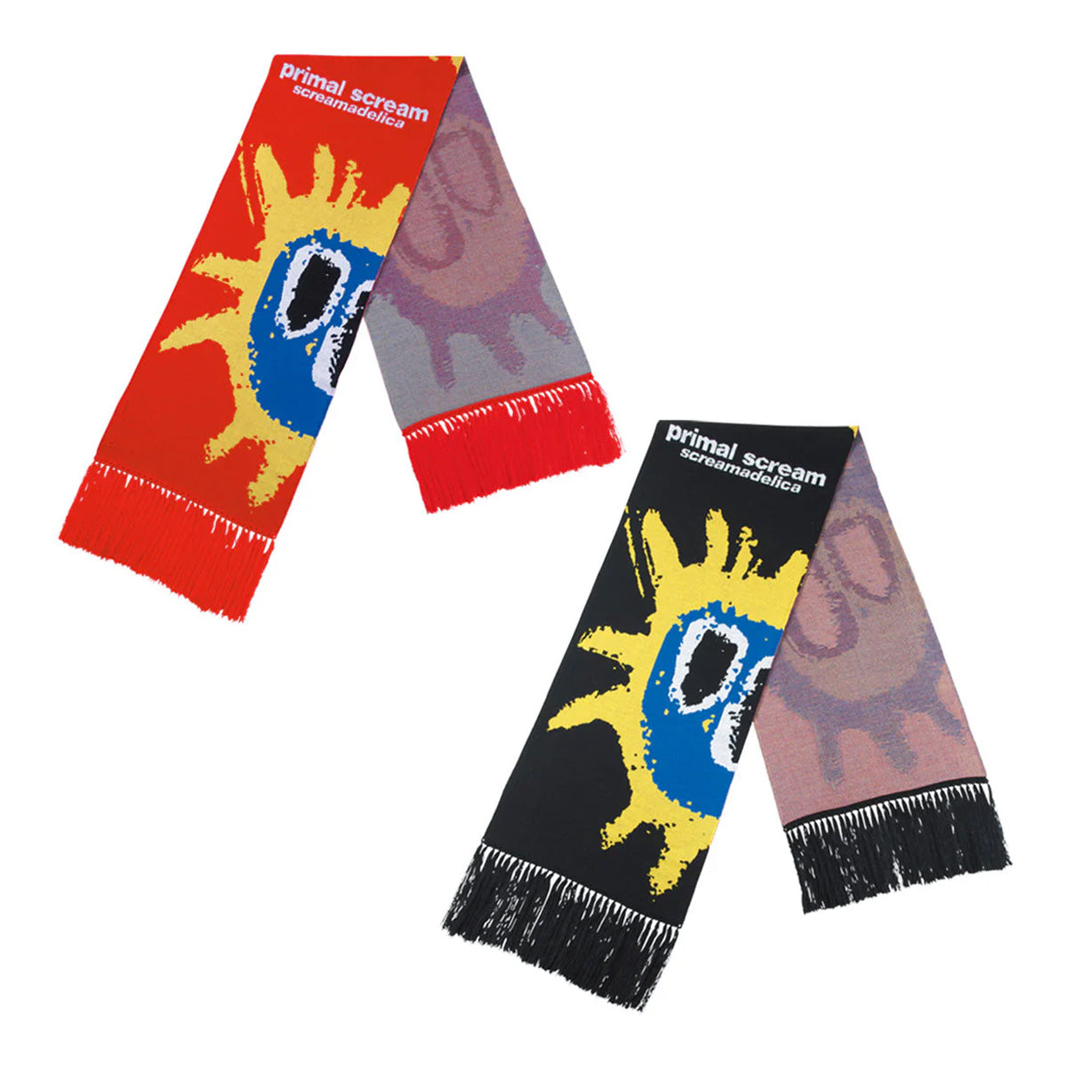 プライマルスクリーム(Primal Scream）"screamadelica" KNIT GANG COUNCIL マフラー【MLE】