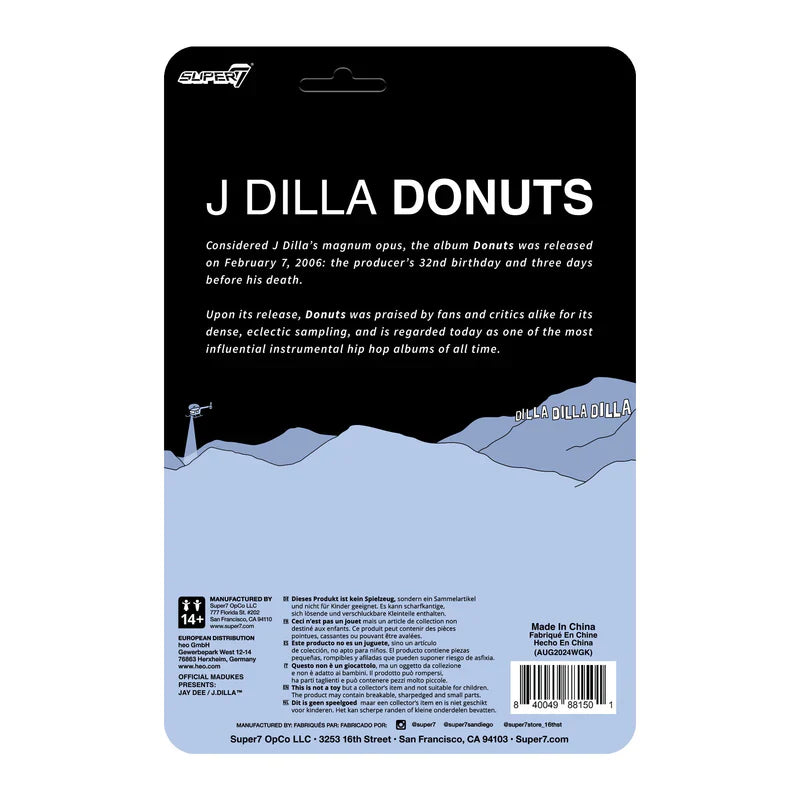 ジェイ・ディラ（J DILLA）Donuts（スマイル アルバムカバー ver.） 【SUPER 7】リ・アクション