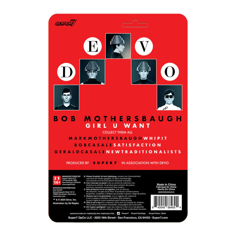 ディーヴォ（DEVO）: ボブ・マザーズボウ（THE GIRL U WANT ver） 【SUPER 7】リ・アクション
