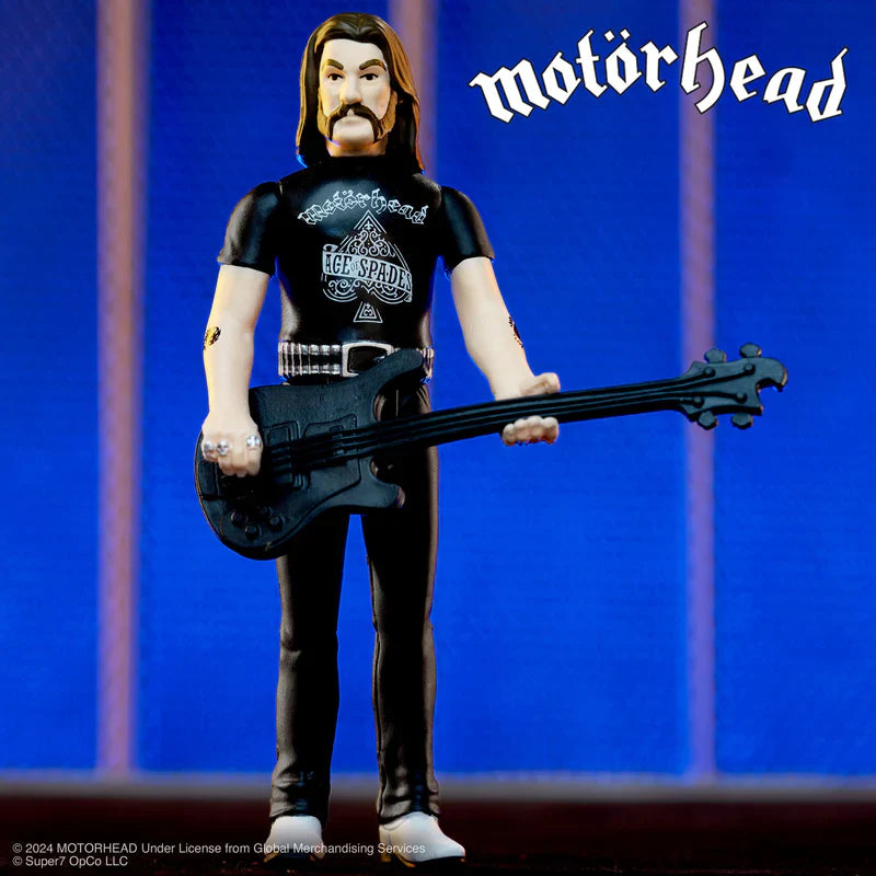 モーターヘッド（MOTORHEAD）: レミー・キルミスター（エース・オブ・スペード ver.）  【SUPER 7】リ・アクション