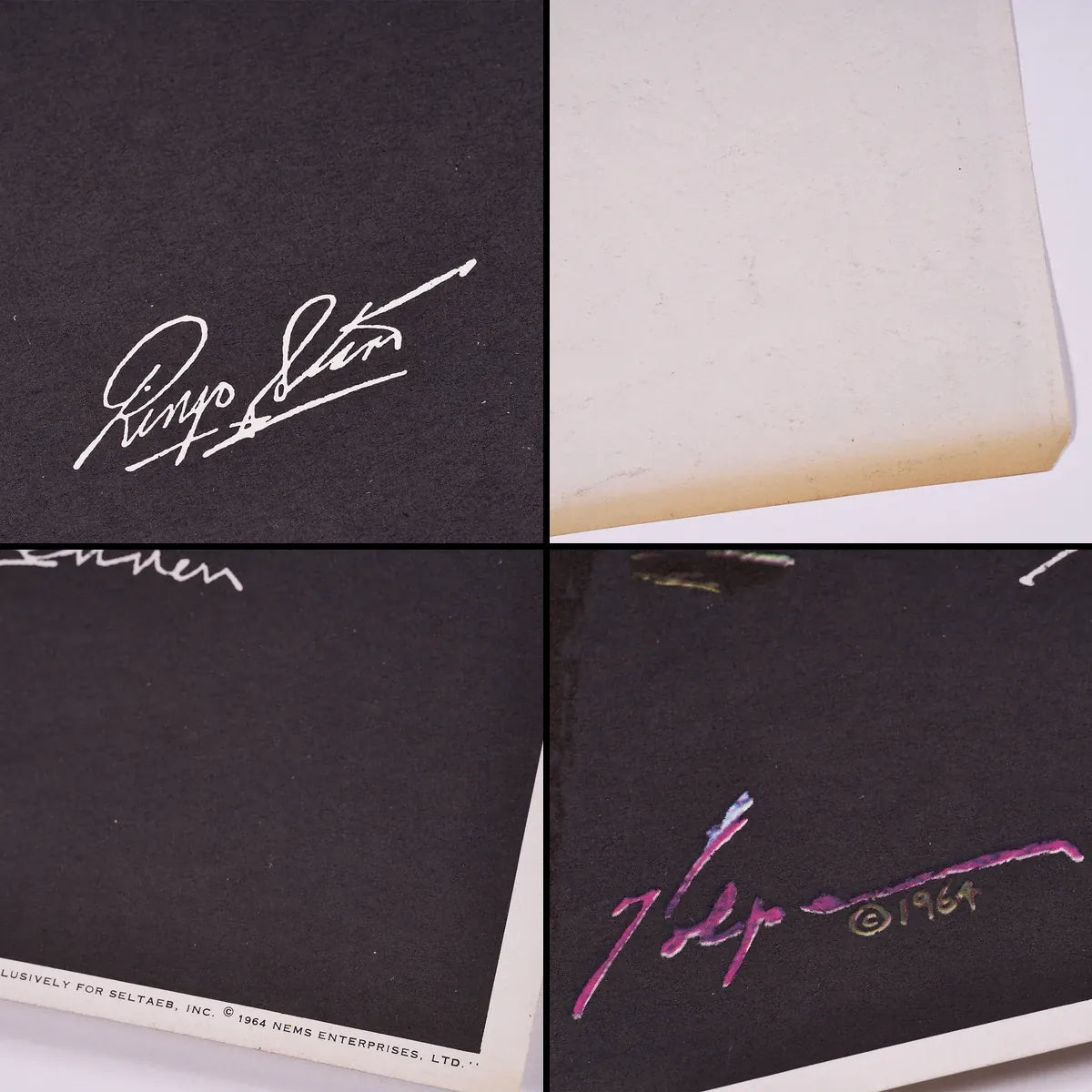 『ビートルズ』 広告 ポスター イギリス オリジナル(木製フレーム付)