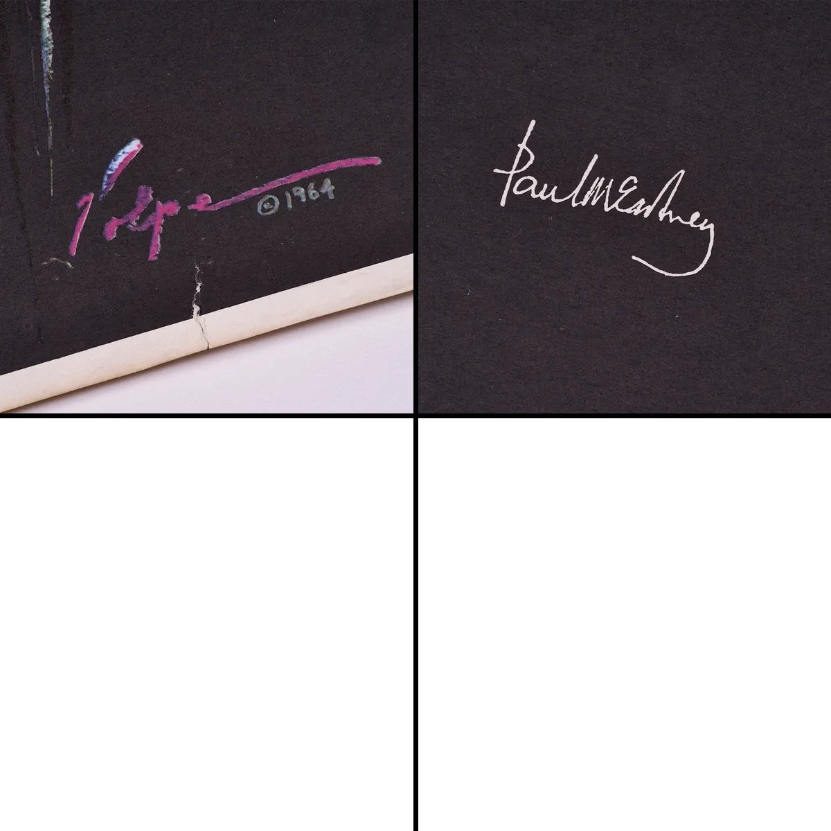 『ビートルズ』 広告 ポスター イギリス オリジナル(木製フレーム付)