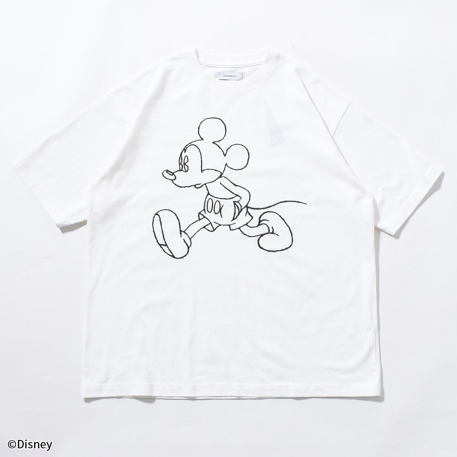 【ディズニー／Disney】ミッキー・マウスＴシャツ（刺繍）