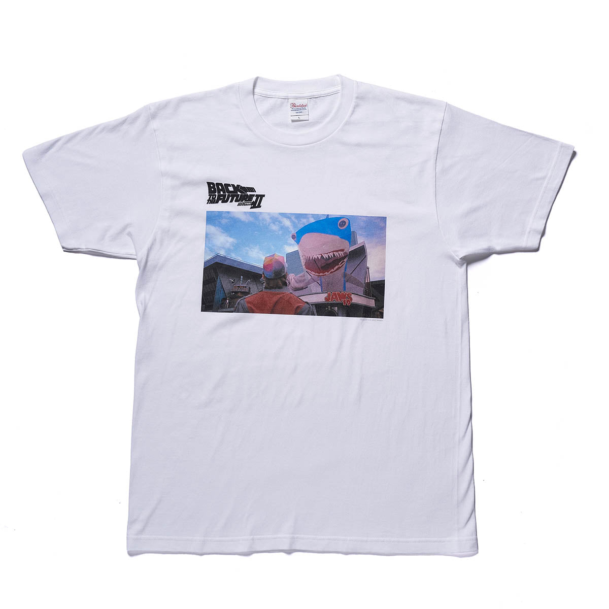 映画 『バック・トゥ・ザ・フューチャー』 グラフィック Tシャツ　このサメは…？