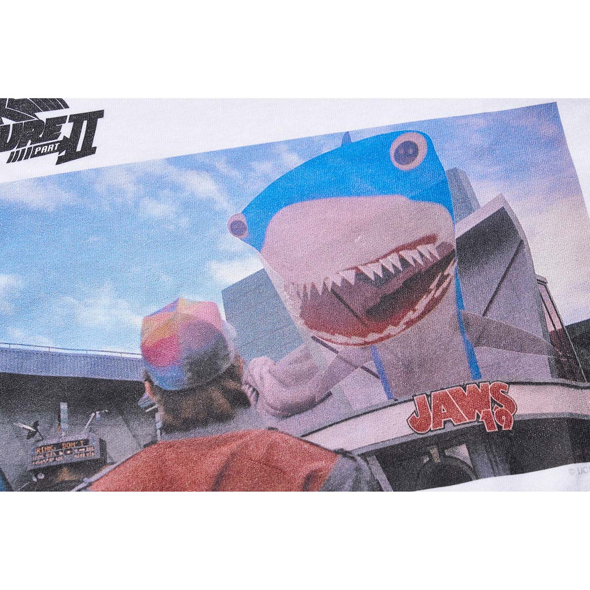 映画 『バック・トゥ・ザ・フューチャー』 グラフィック Tシャツ　このサメは…？