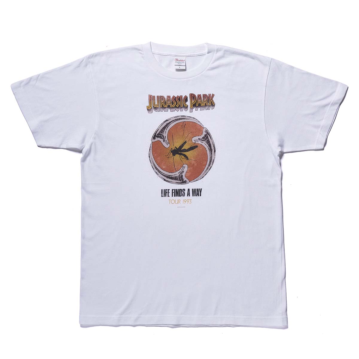 映画 『ジュラシック・ワールド』 デザイン　Tシャツ　Life finds a way