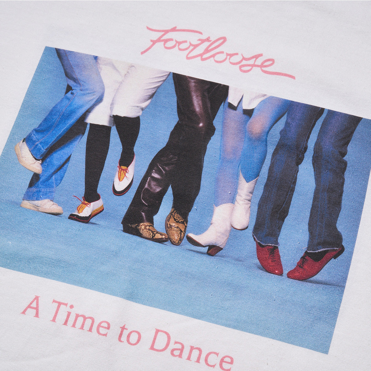 映画『フットルース』グラフィックTシャツ　タイム・トゥ・ダンス