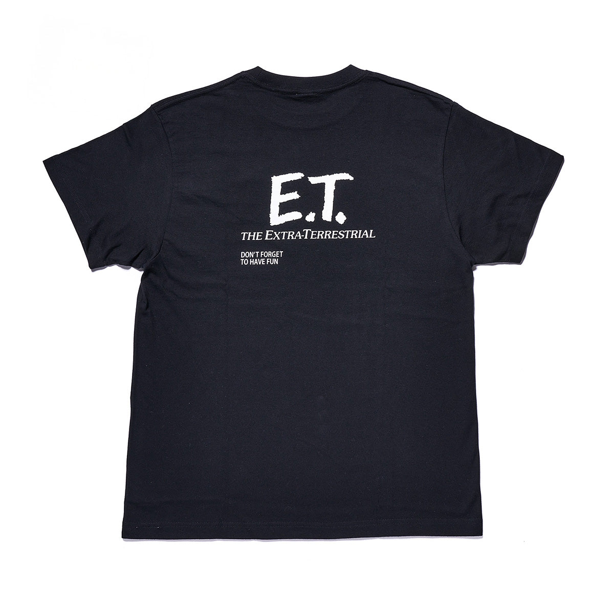 E.T. 映画アート Tシャツ XL ブラック 映画『E.T.』グラフィックTシャツ | WOWOW百貨店