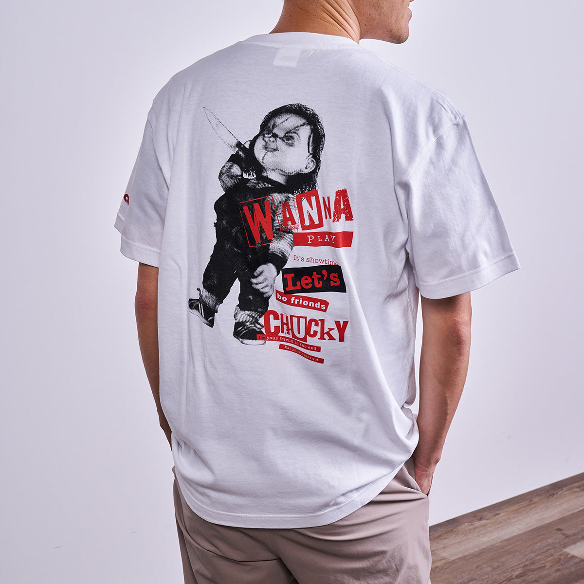 映画『チャイルド・プレイ』 チャッキー グラフィックTシャツ 遊んでね