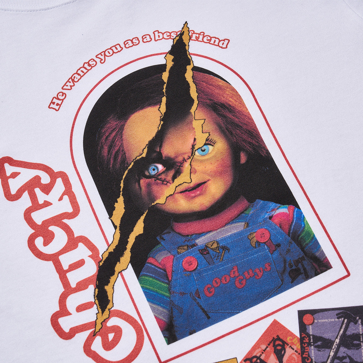 映画『チャイルド・プレイ』チャッキー グラフィックTシャツ　取説