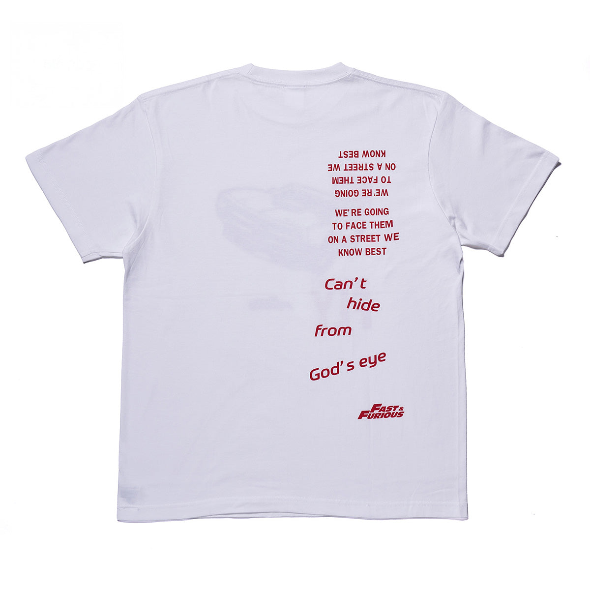 映画『ワイルド・スピード』グラフィックTシャツ　車は飛ばない