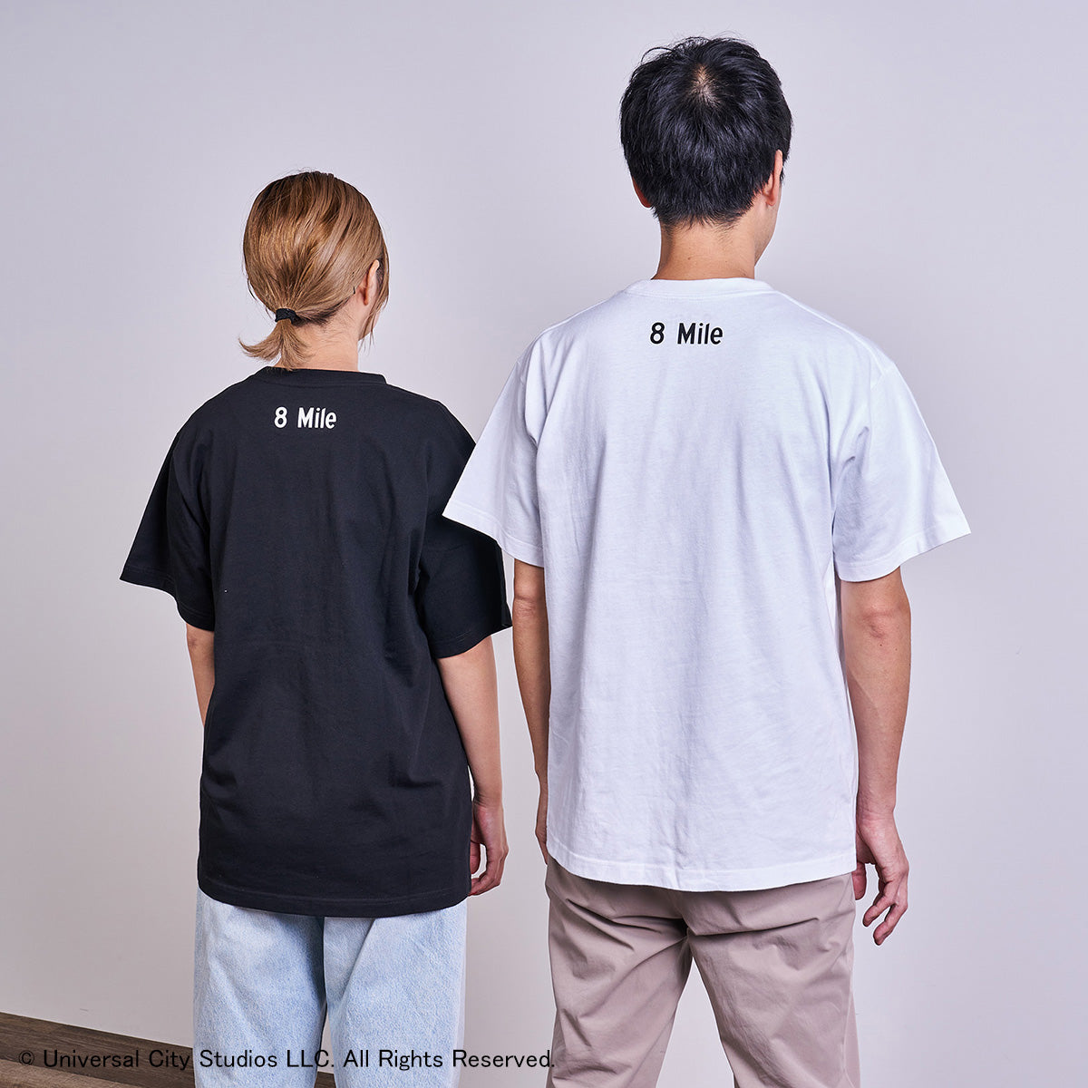 右：身長174cm Lサイズ着用、左：身長159cm Lサイズ着用